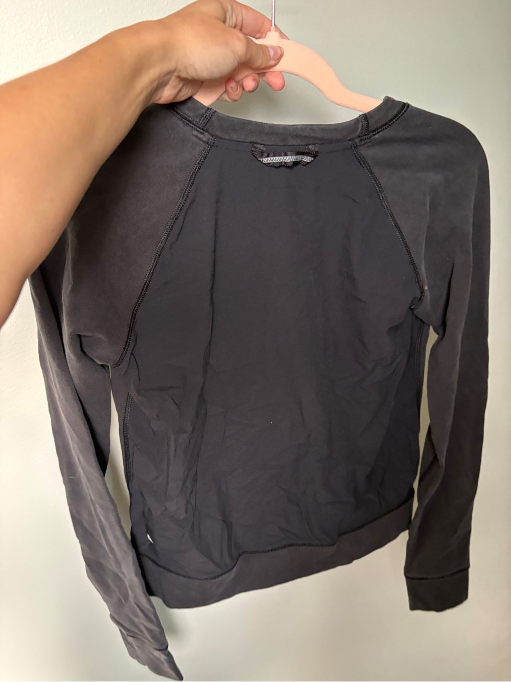 Lululemon Washed Black Crewneck Sweatshirt - Picture 7 of 11